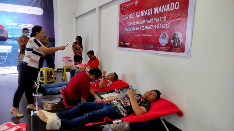 MG Manado Gelar Donor Darah Dan Pemeriksaan Kesehatan Gratis